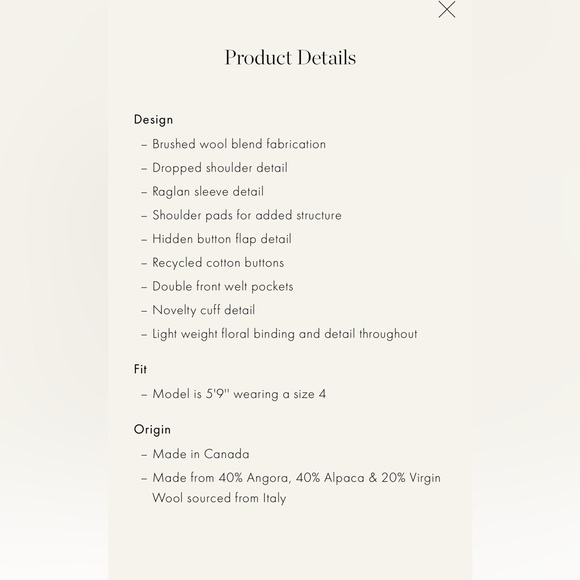 Ellie Mae Studios Leandra Wool Coat - Picture 8 of 9